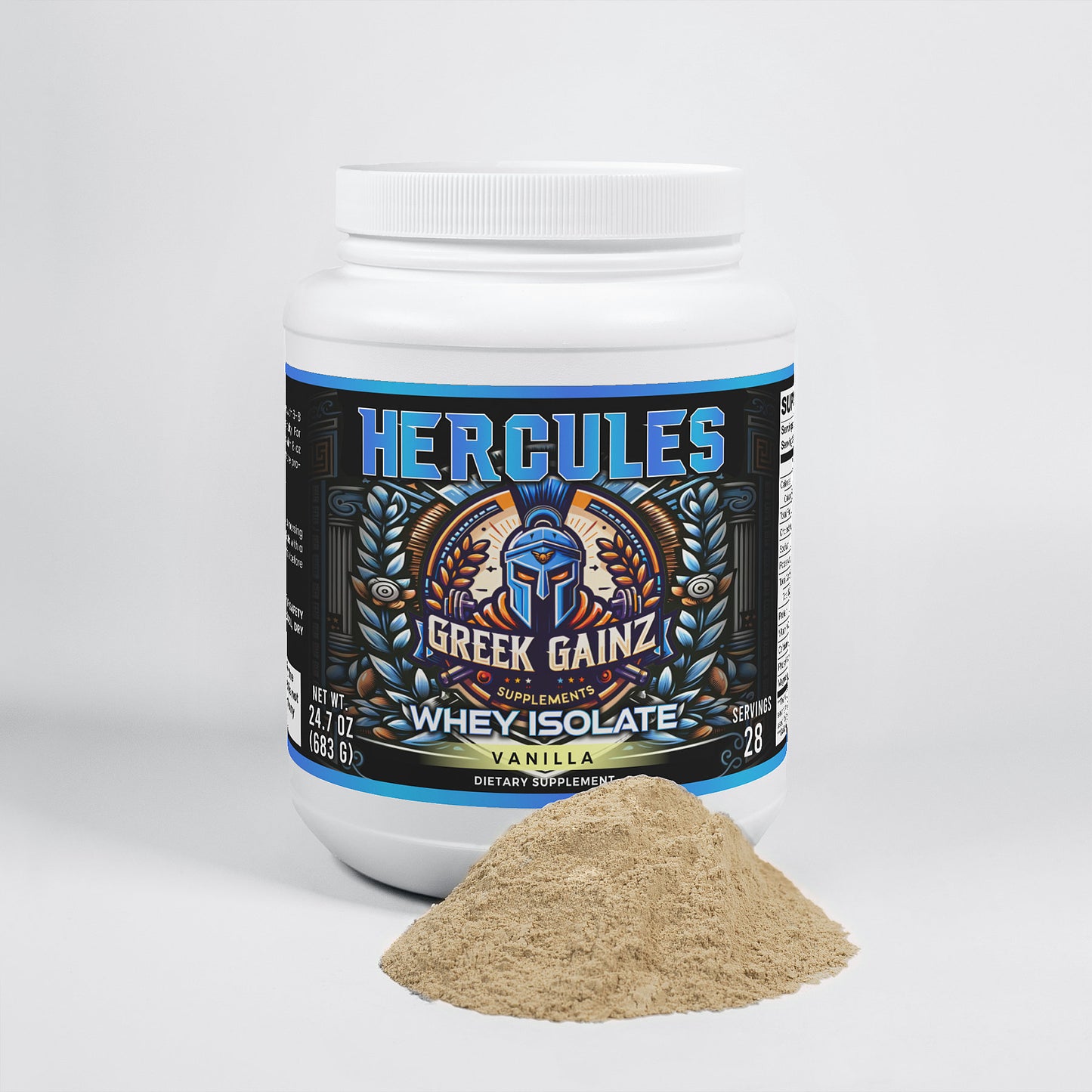 Hercules Whey Protein Isolate (Vanilla)