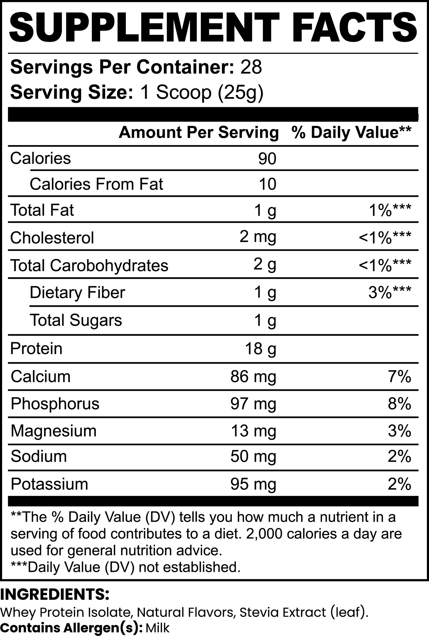 Hercules Whey Protein Isolate (Chocolate)